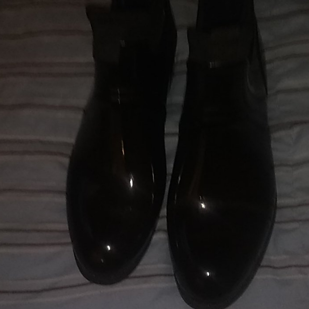 Nine West Rubber boots size 10 black